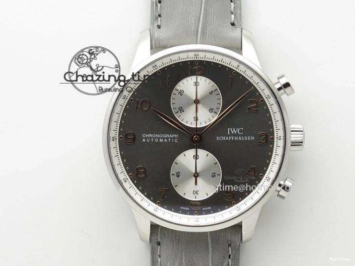 MIROTIME 1230 Portuguese Real PR Real Annual Calendar IW503510 ZF 1:1 Best Edition Green Dial on Black Leather Strap A QuickDry 7097